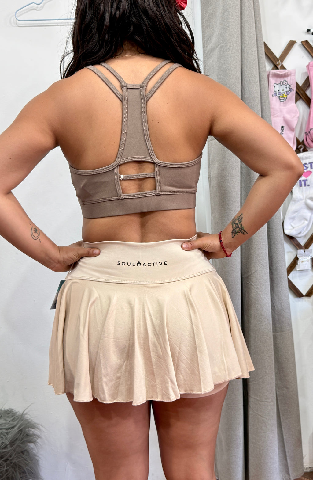 Falda Short Deportiva Flow Nude