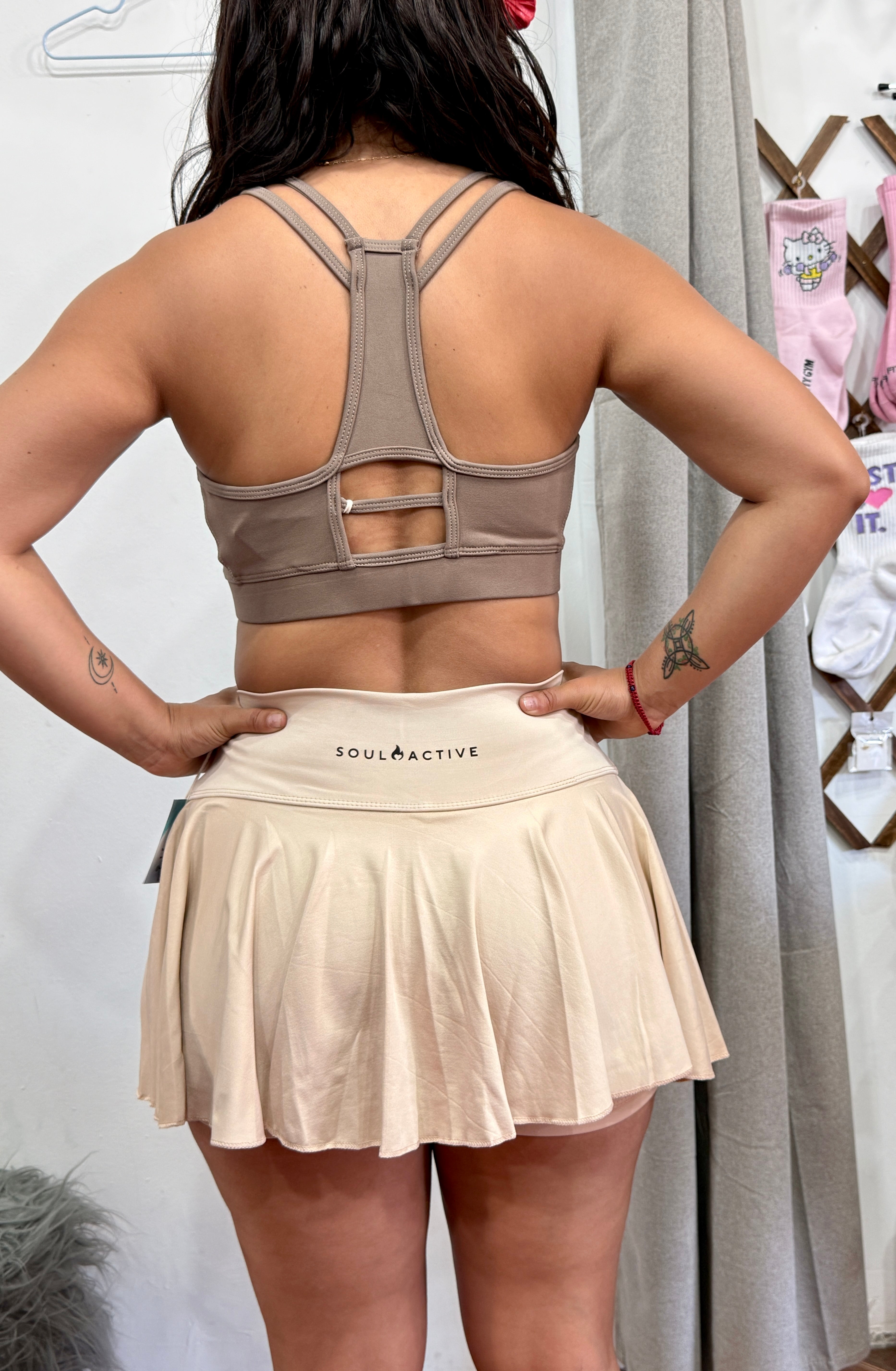 Falda Short Deportiva Flow Nude