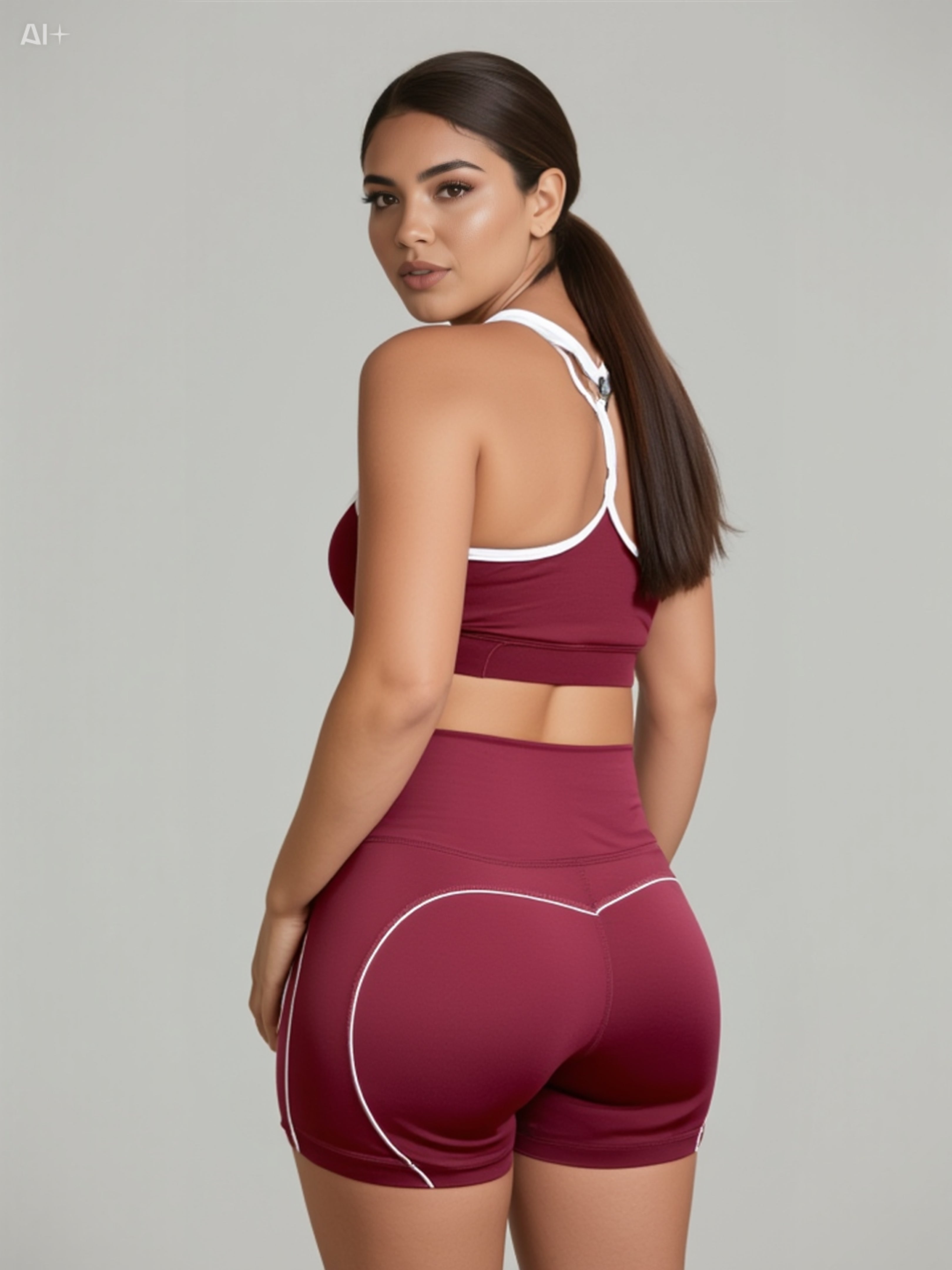 Conjunto Deportivo Sculpt Burgundy
