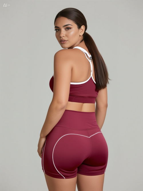 Conjunto Deportivo Sculpt Burgundy
