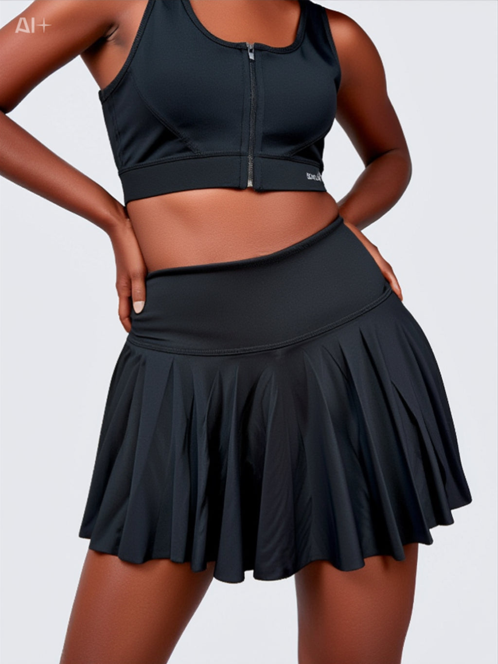 Falda Short Deportiva Flow Black