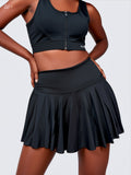 Falda Short Deportiva Flow Black
