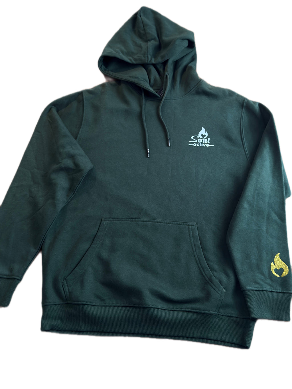 Polerón Verde con Capucha Unisex – Diseño Inspiracional Soul Active