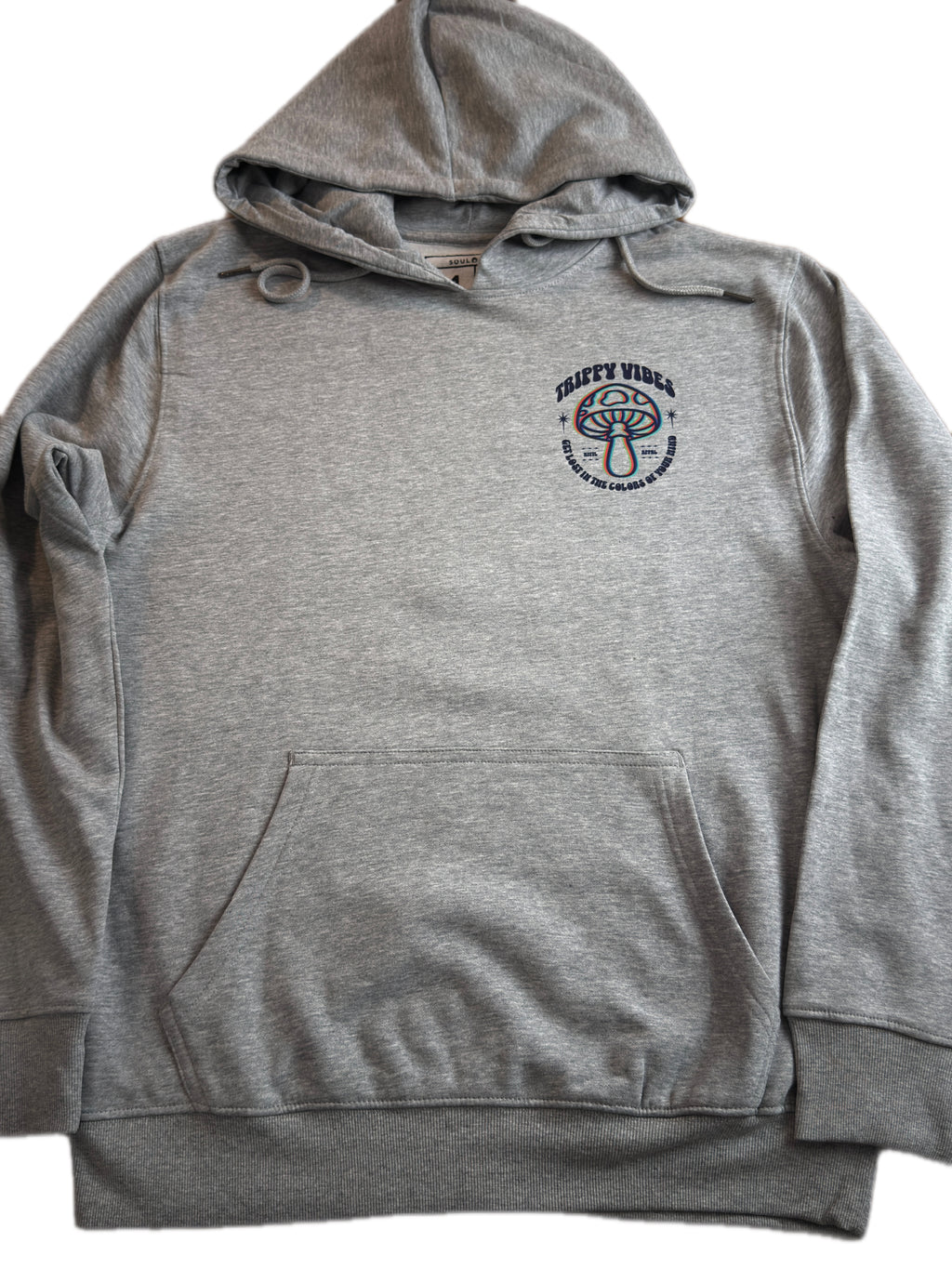 Polerón Gris con Capucha Unisex – Diseño Urbano Soul Active | Cómodo y Resistente