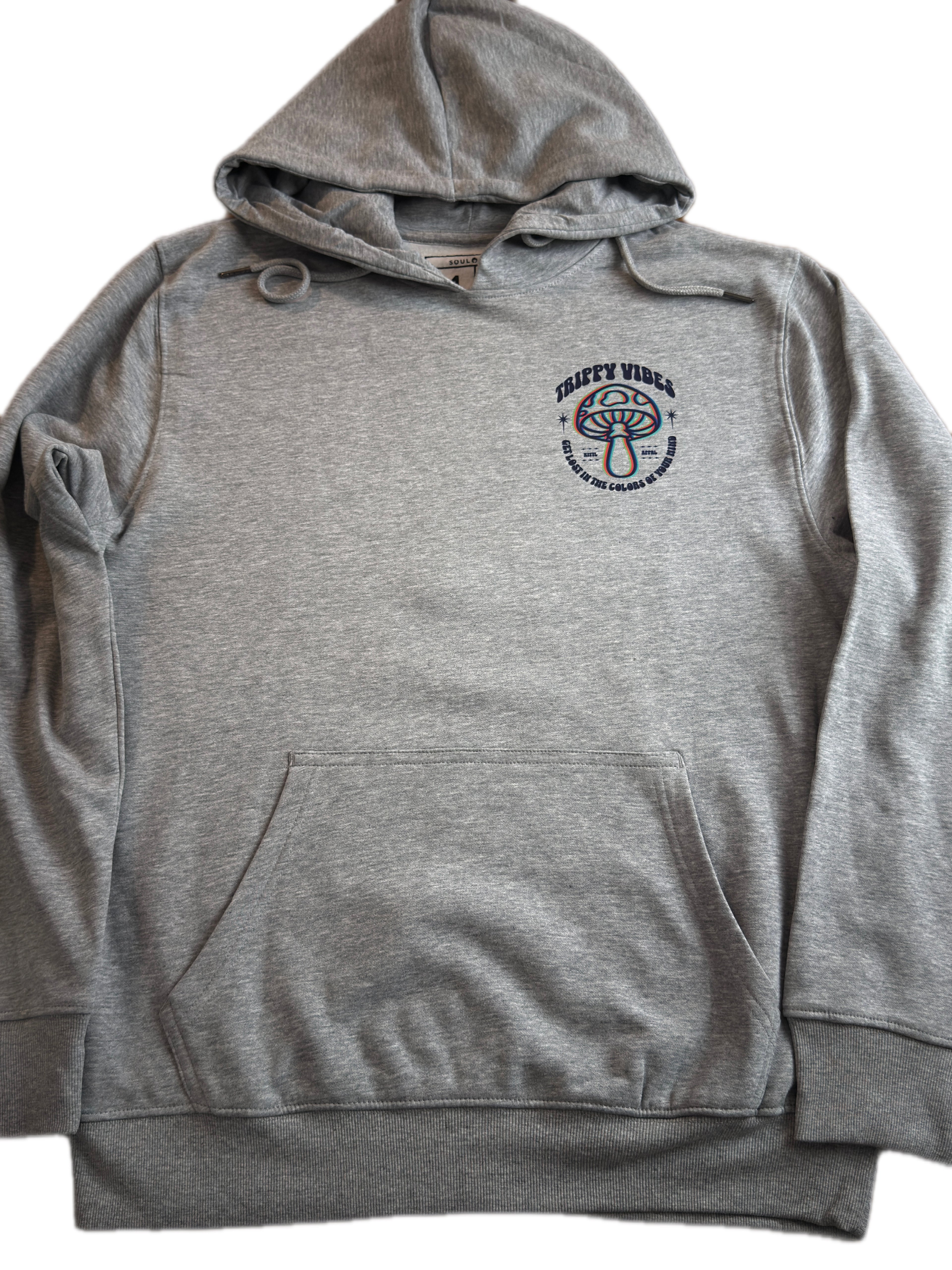 Polerón Gris con Capucha Unisex – Diseño Urbano Soul Active | Cómodo y Resistente