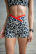 Short Deportivo Animal Print Cruzado